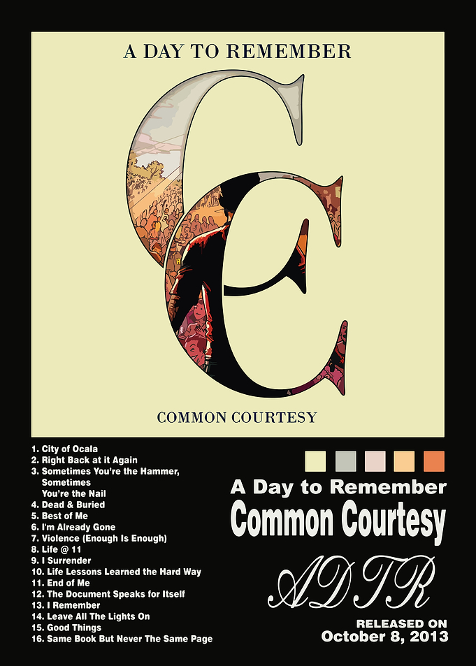 A Day to Remember Common Courtesy Album Art