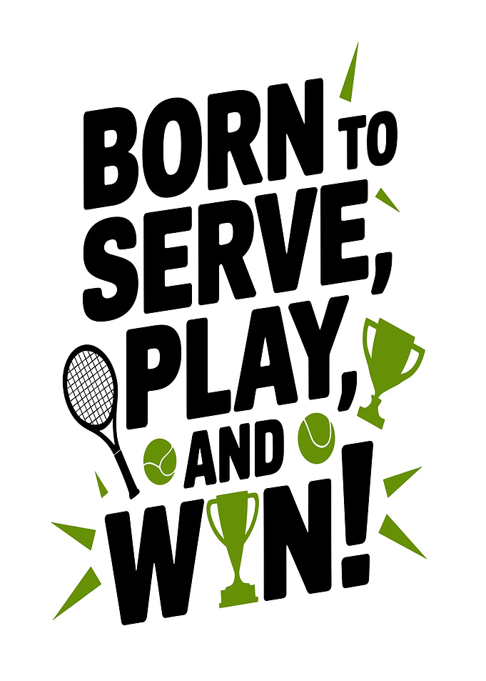 Born to Serve, Play, and Win Tennis