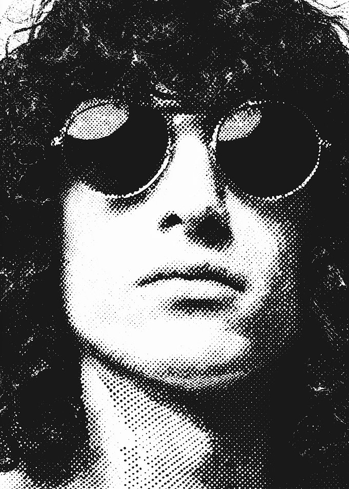 Joey ramone Retro Portrait