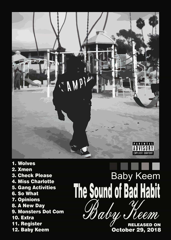 Baby Keem The Sound of Bad Habit Album Cover