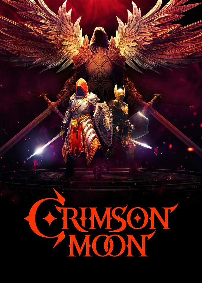 Crimson Moon Fantasy Game Art
