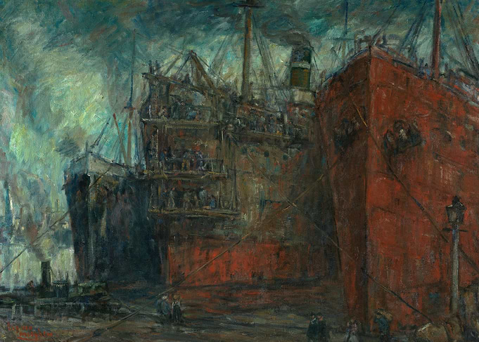 Ships in a Harbor