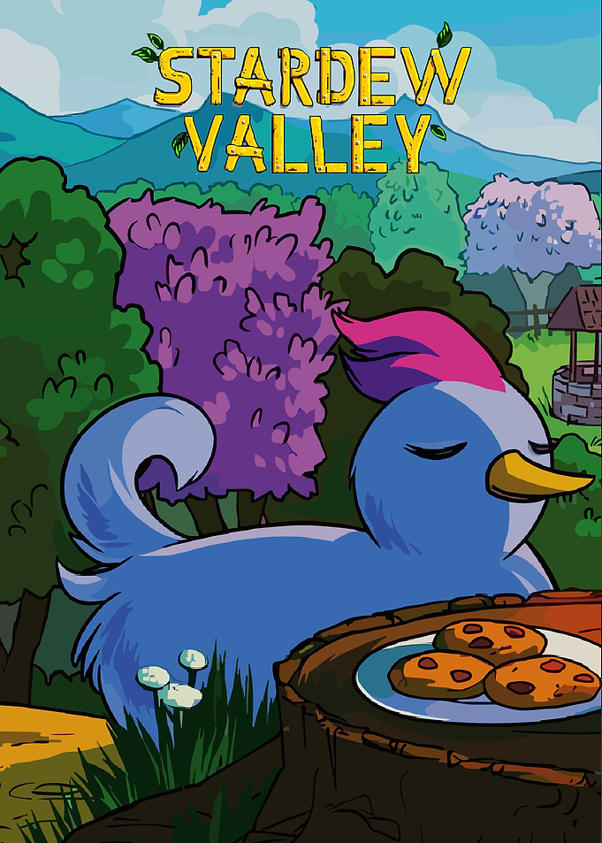Stardew Valley Chicken with Cookies