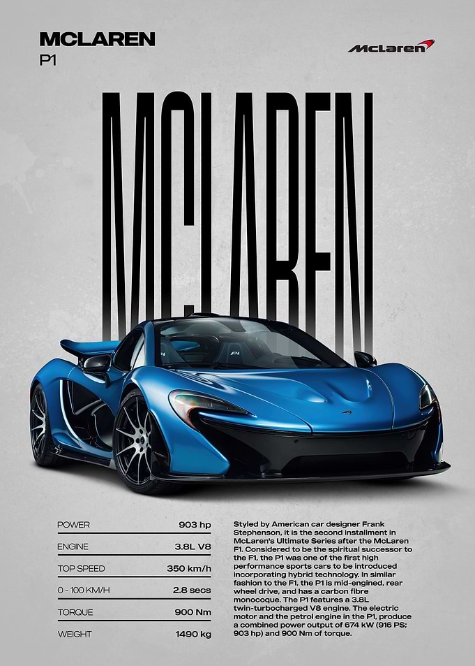 McLaren P1 Supercar