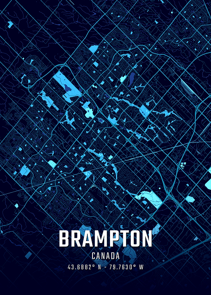 Brampton Midnight City Map