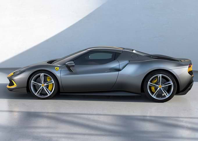 Ferrari 296 GTB Side Profile