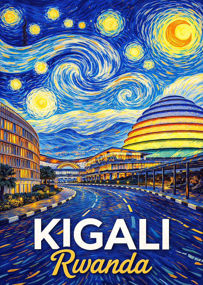 Kigali Rwanda Starry Night