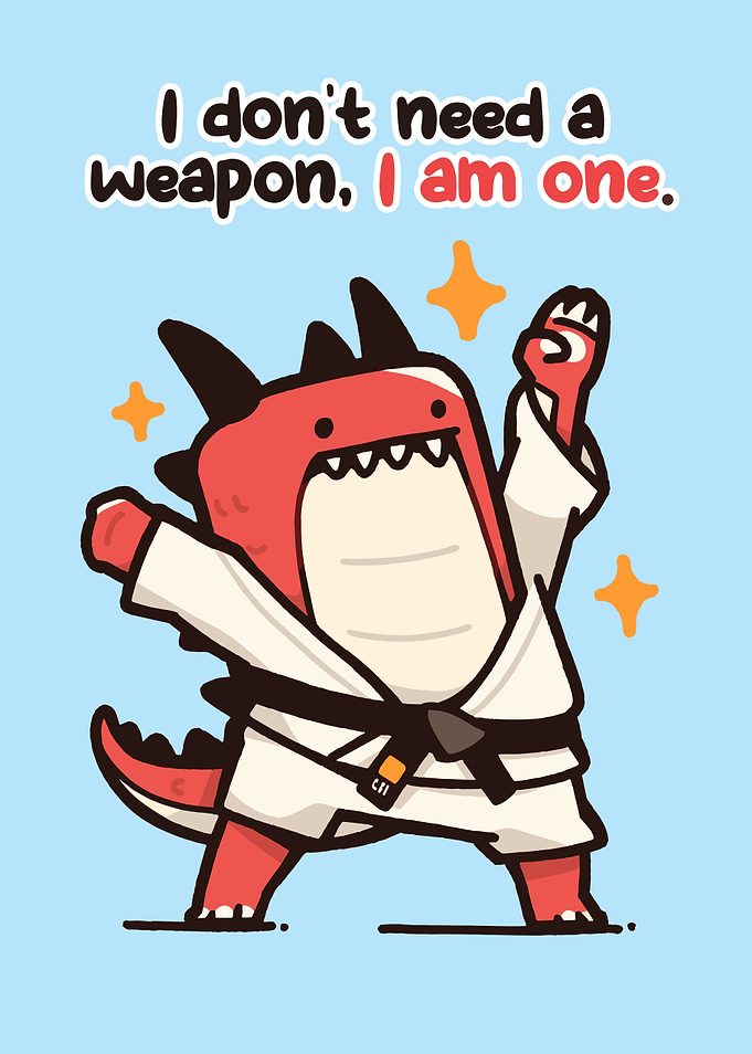 Dragon in Karate Gi