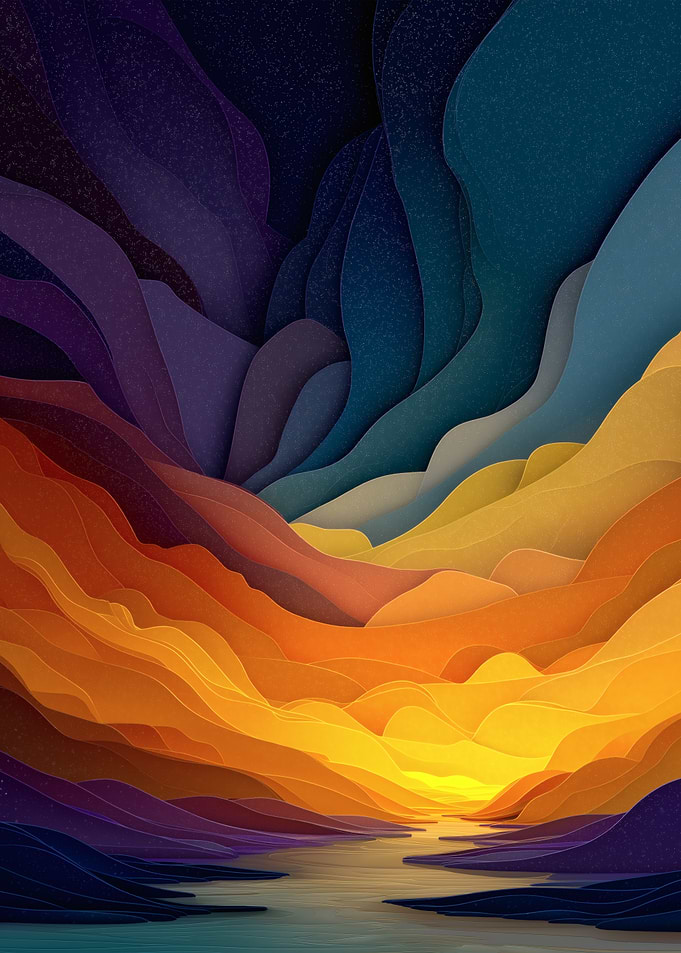 Abstract Landscape with Water