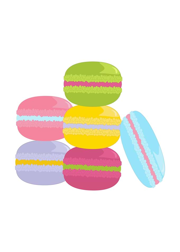 Colorful Macarons