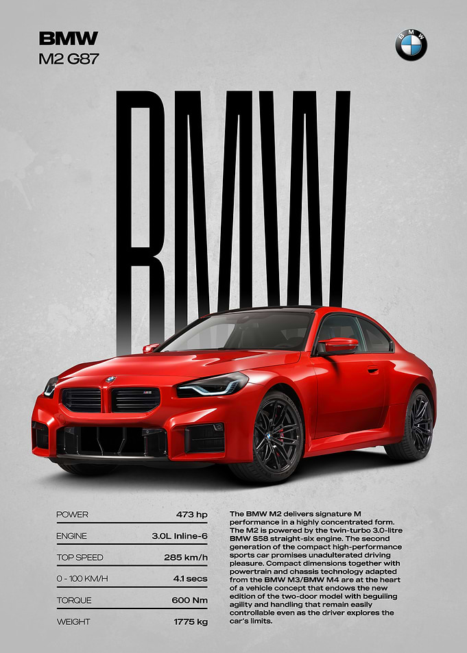 BMW M2 G87 Sports Car