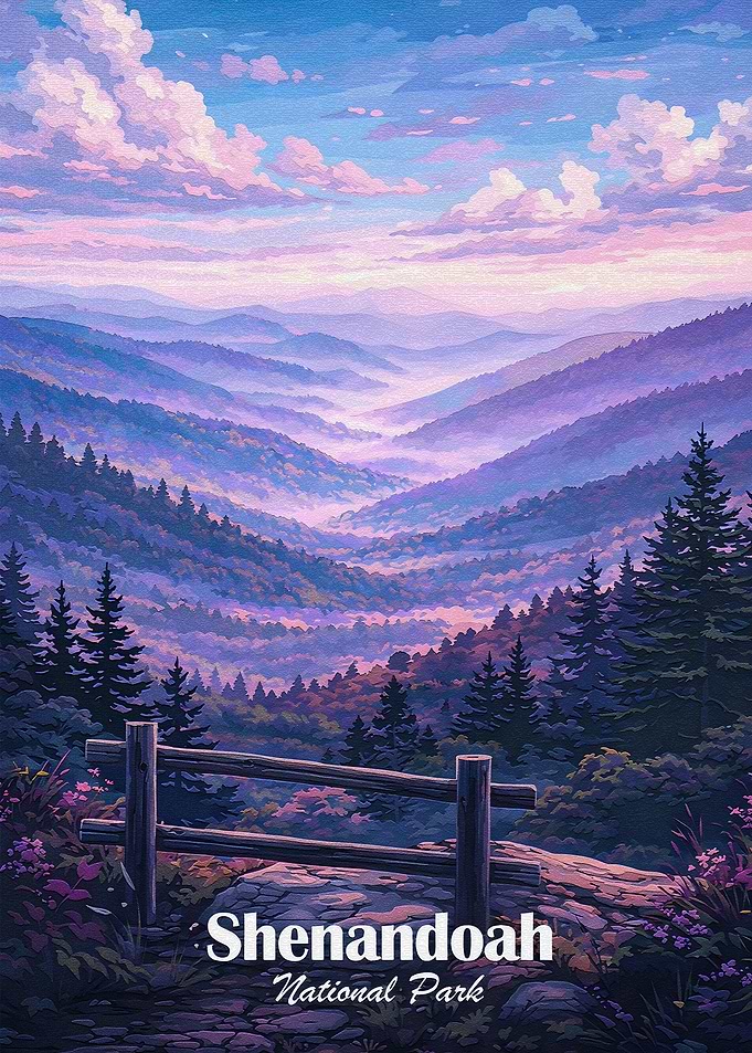 Shenandoah National Park Landscape