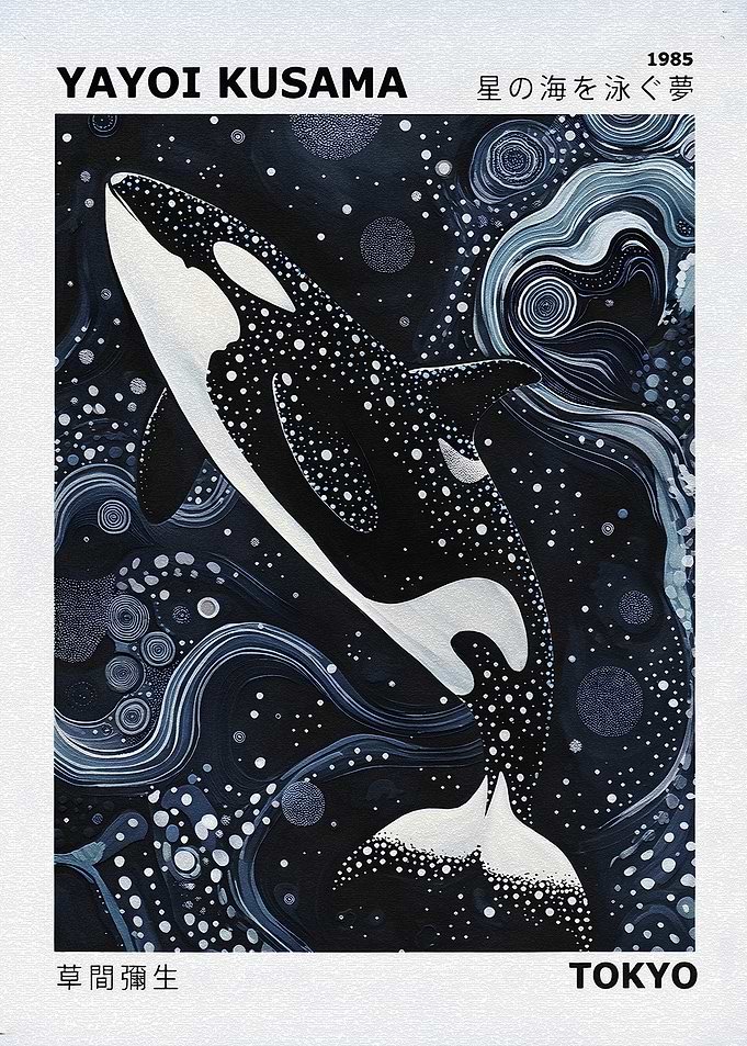 Yayoi Kusama Orca Dream Painting