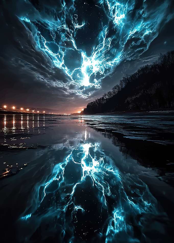 Electric Sky Reflection