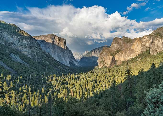 Yosemite Valley at Sunset