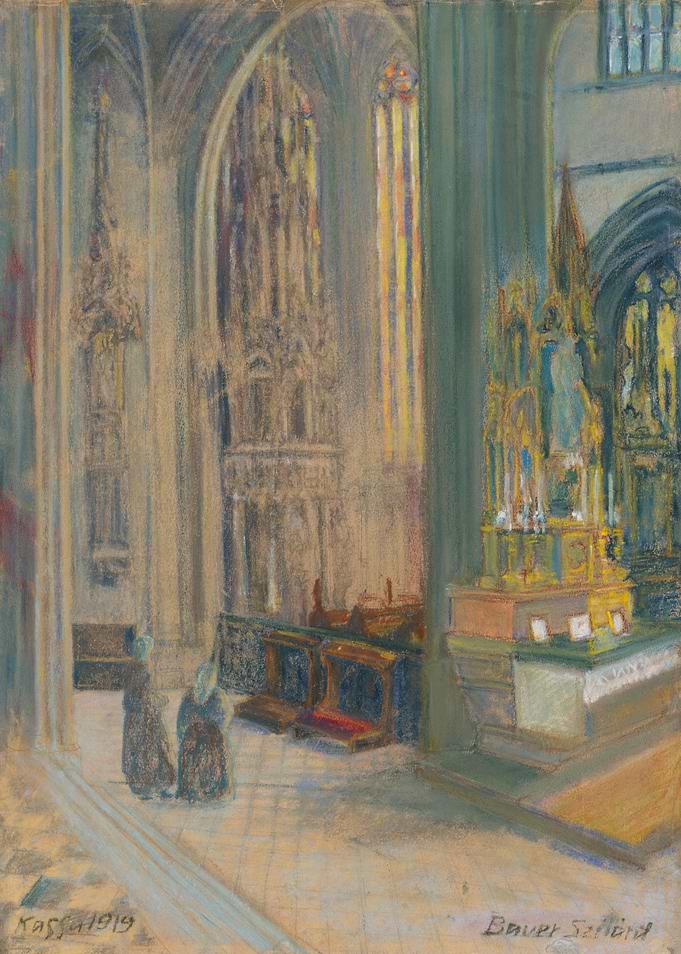 Interior of a Gothic Cathedral
