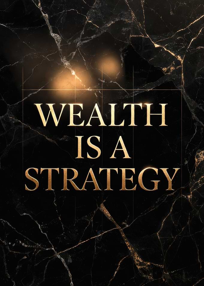Wealth is a Strategy quote