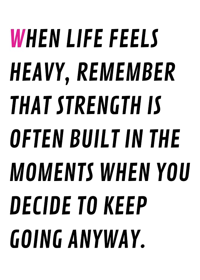 Strength in heavy moments