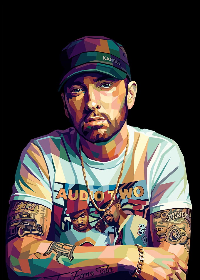 Eminem Pop Art Portrait