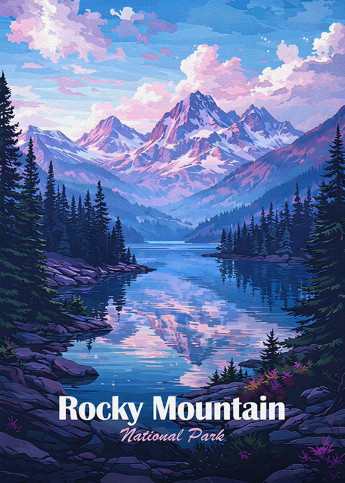 Rocky Mountain National Park Landscape