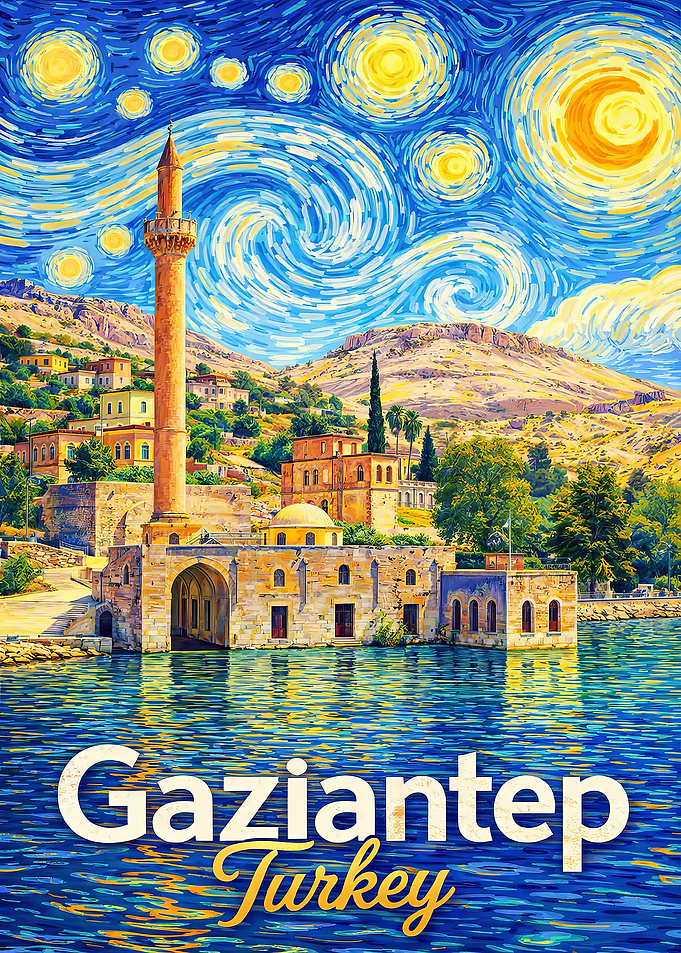 Gaziantep Turkey Starry Night