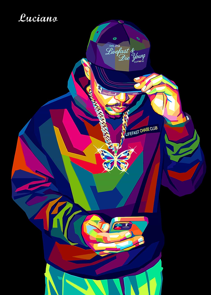 WPAP Portrait of Luciano