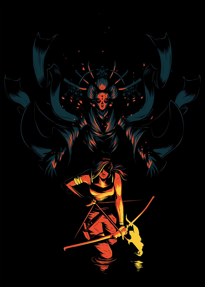 Lara Croft Game Art