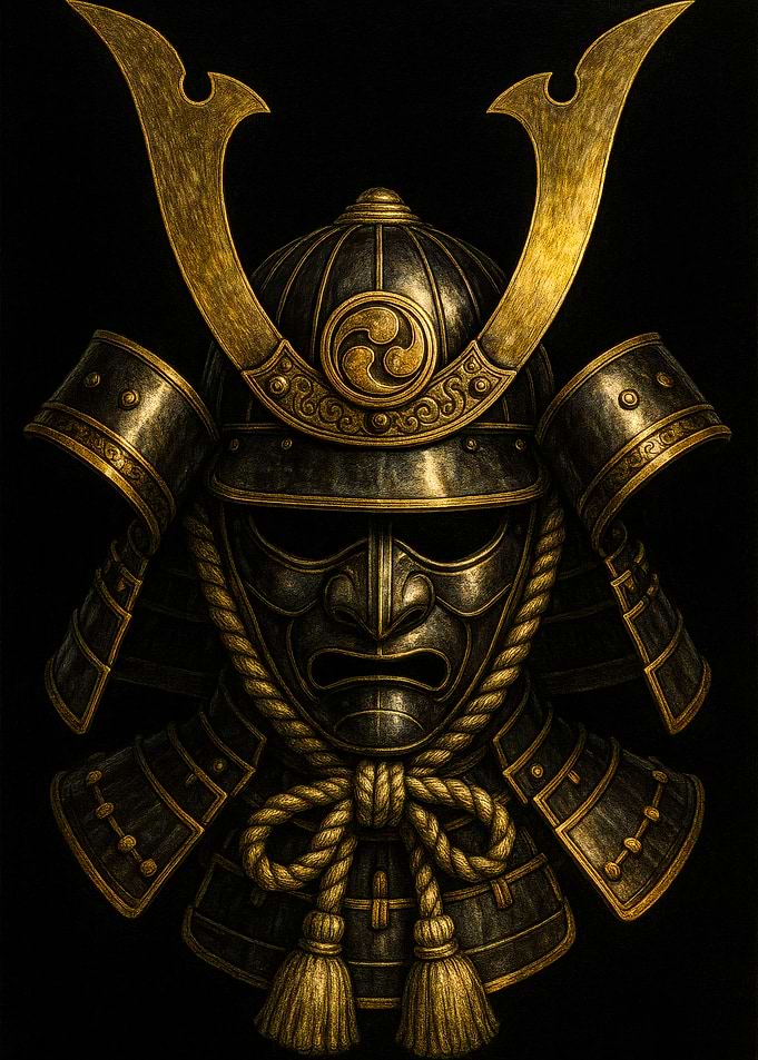 Samurai Helmet and Mask