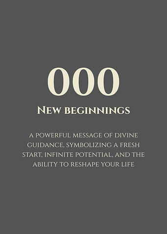 000 - New Beginnings
