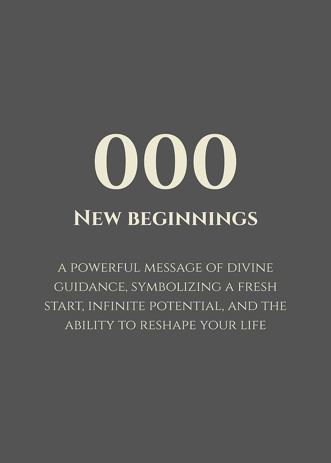 000 - New Beginnings