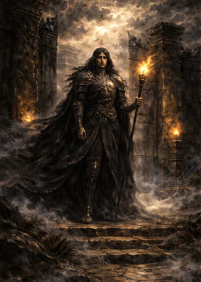 Hades at the Gates of the Underworld