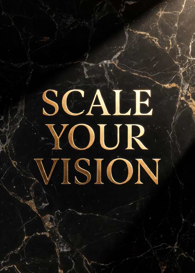 Scale Your Vision Text Art