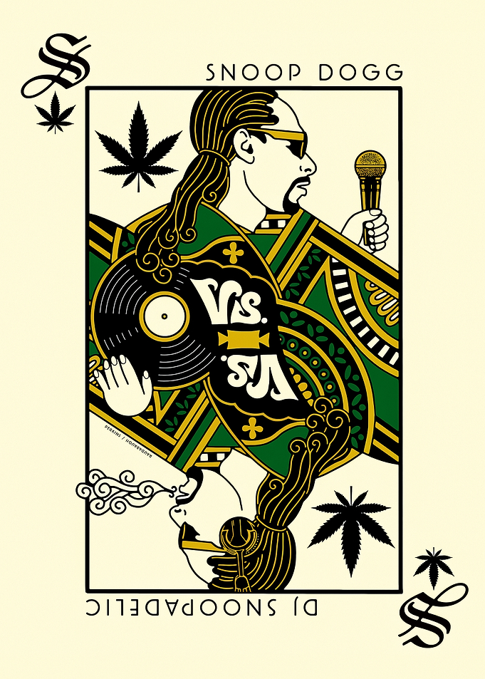 Snoop Dogg King Playing Card