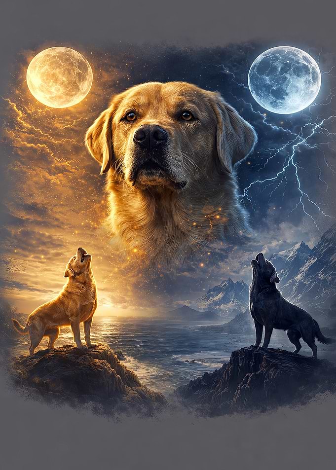 Labrador Retriever Howling