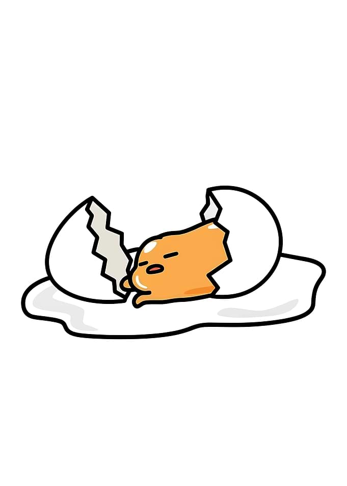 Gudetama Egg Yolk Character