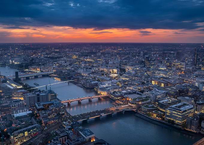 London Cityscape at Dusk