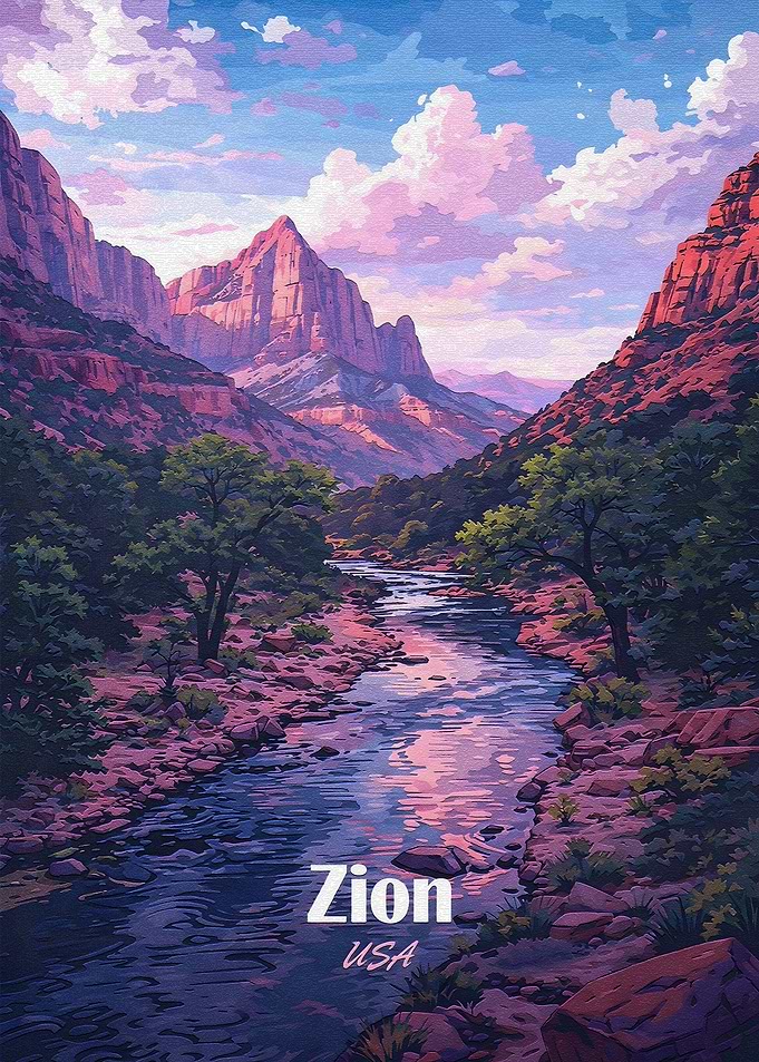 Zion National Park Landscape