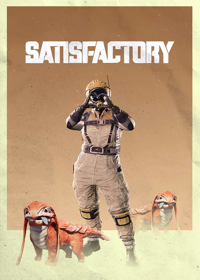 Satisfactory Game Poster