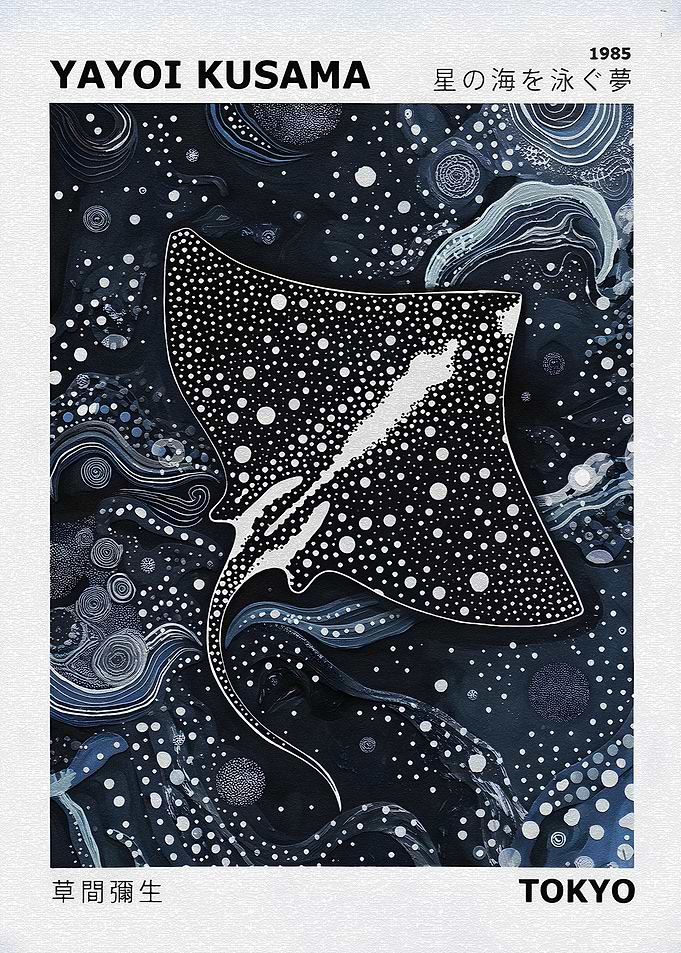 Yayoi Kusama Stingray Dream