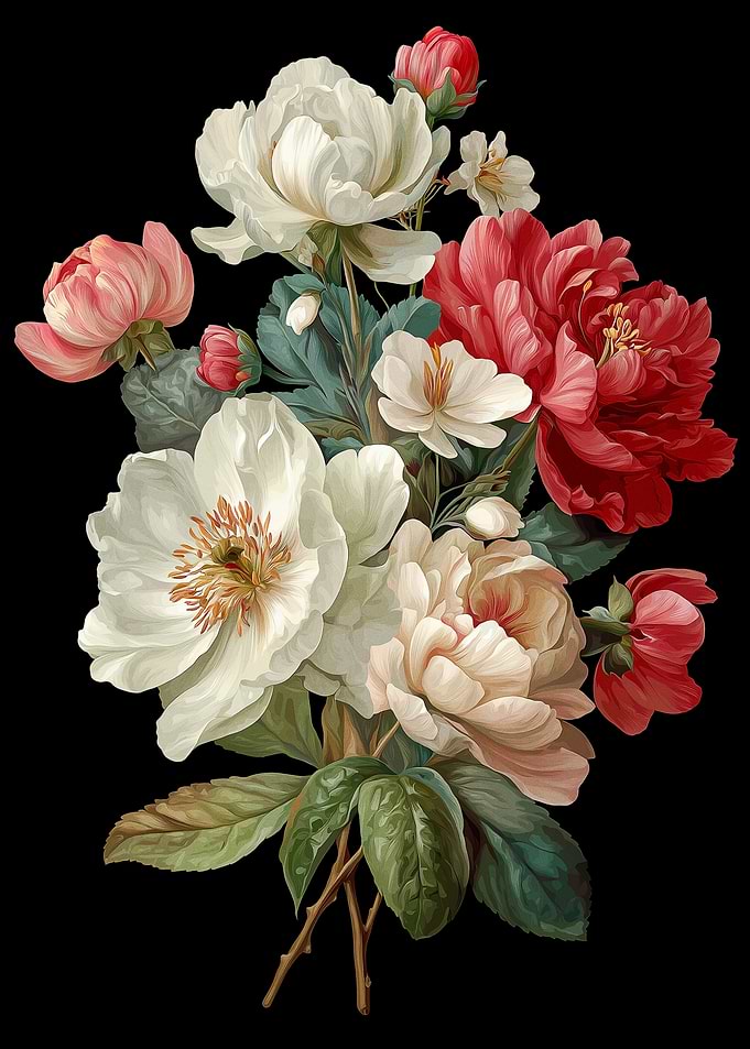 Vintage Floral Bouquet