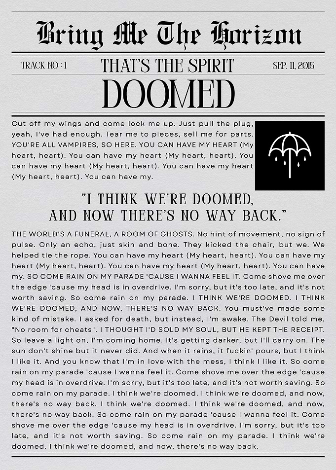 Bring Me The Horizon Doomed