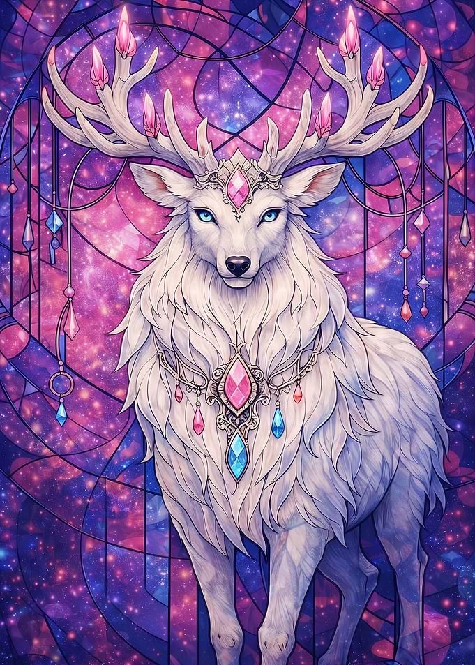 Majestic White Deer