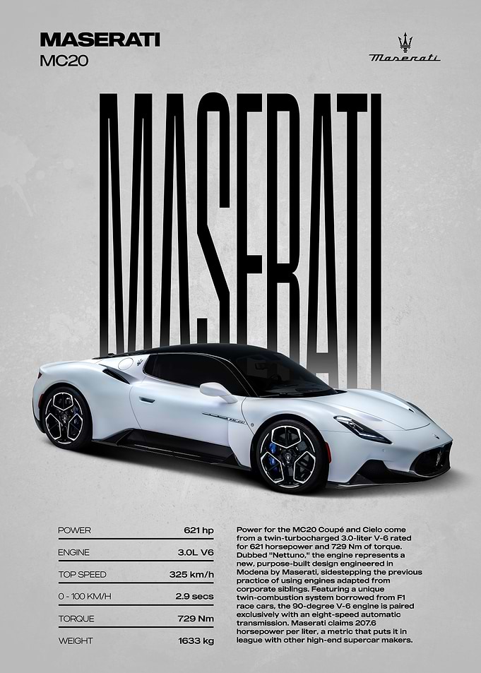 Maserati MC20 Supercar
