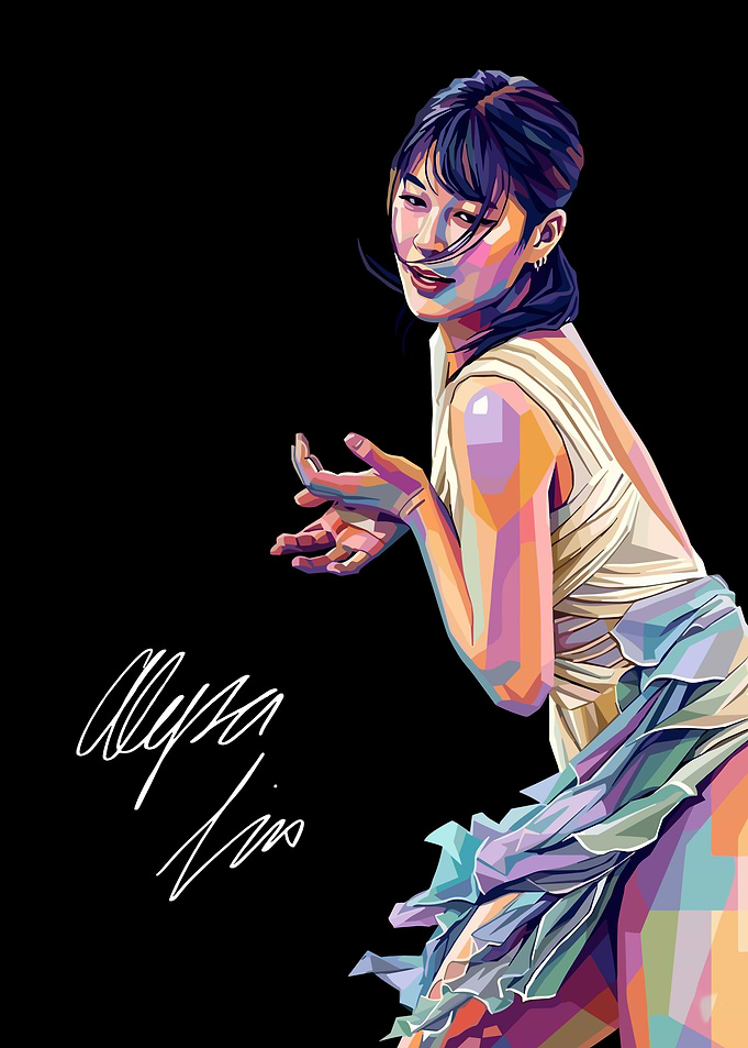 Alysa Liu Pop Art Portrait