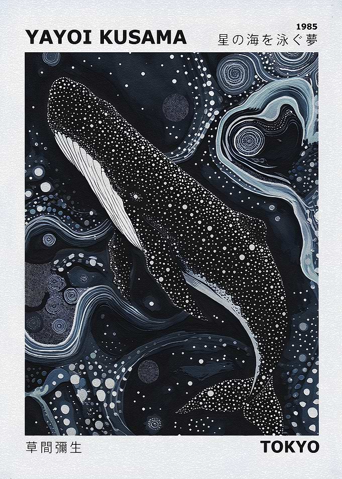 Yayoi Kusama Whale Dream