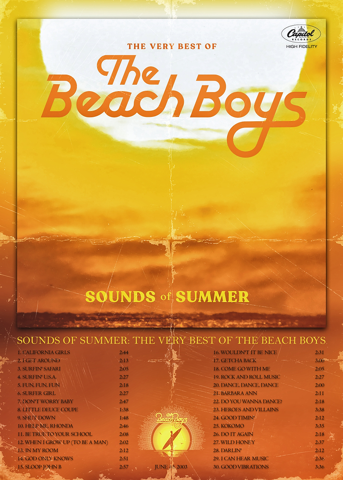 The Beach Boys Sounds of Summer Album Cover