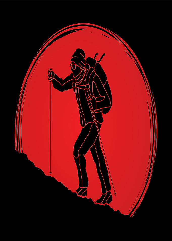Hiker With Backpack