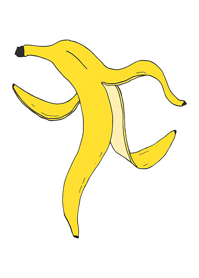 Yellow Banana Peel