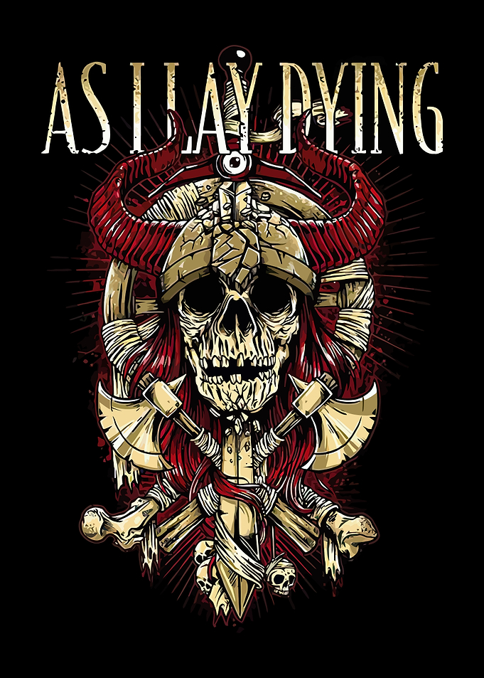 As I Lay Dying Skull Warrior