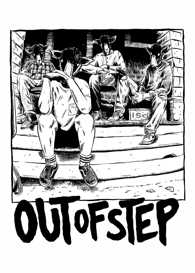 Out of Step band illustration